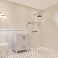 thumbnail image 2 of Ayna Decors Rooh 30 Inch White Bathroom Vanity Cabinet Only, Brushed Nickel Hardware, AVR30WH0002, 2 of 10