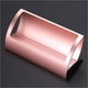 thumbnail image 1 of 5 soportes para tarjetas de visita de metal para escritorio, soporte moderno de aluminio para exhibición de tarjetas de visita, estante para tarjetas de nombre de escritorio (oro rosa), 1 of 5