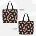 thumbnail image 2 of Balery Popcorn Bolsa de Mano para Mujeres con Cremallera, Bolsa de Gimnasio con Compartimentos, Bolsa para Laptop, Bolsa para Trabajo, 2 of 7