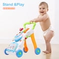thumbnail image 2 of Cuterabit Andador 2 en 1 para bebé con música y luz, juguetes de empuje para niños pequeños de 1 a 3 años para aprender a caminar, juguetes para caminar de 6 a 12 meses para bebés, bebés, niños y niña, 2 of 5