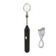 thumbnail image 1 of Three-Speed Electric Hand Mixer, Battery Powered Handheld Milk Frother for Home Baking, Black, 1 of 4