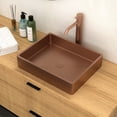 thumbnail image 2 of Tough and Wear - Resistant - Rectangular Vessel Sink for Modern Bathrooms, 2 of 5
