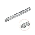 thumbnail image 2 of Unique Bargains 3/8" Cutting Spiral Drill Bit Straight End Mill Cutter 4 Flute 3/8" Shank, 1/4"x1/4", 2 of 4