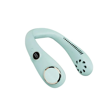 

Danieerclosy Quiet Outdoor Sports USB Small Fan Portable Leafless Neck Small Electric Fan [4.5 Hours Battery Life]