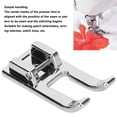 thumbnail image 3 of Snap On Open Toe Foot, Q235 Steel Open Toe Presser Foot 2pcs 7mm  For Embroidery, 3 of 8
