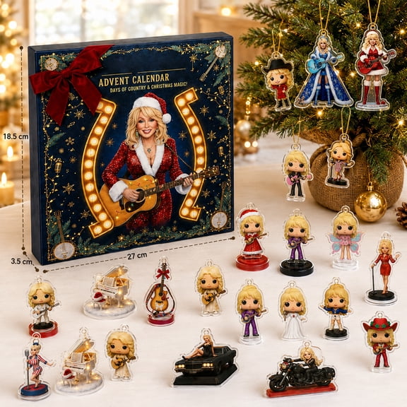 Memorial Advent Calendar 2026, 24‑Days of Magic Christmas Countdown Box, Perfect Holiday Keepsake for Devoted Fans