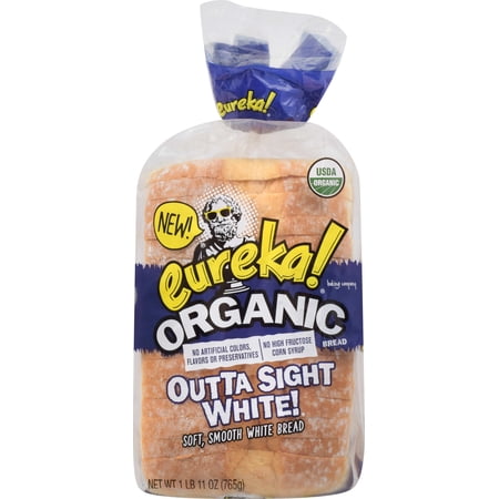 Eureka! Organic Outta Sight White Bread, 27 oz - Walmart.com