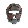 thumbnail image 3 of Casco de boxeo, casco de Karate, gorro protector de seguridad para la cabeza, protector para entrenamiento Rojo, 3 of 8