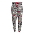 thumbnail image 6 of Disney Mickey Mouse Women's and Women's Plus Plush Sleep Jogger Pants, 6 of 6
