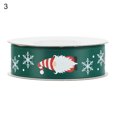 thumbnail image 2 of Christmas Ribbon Cartoon Clear Print Stain Double-sided Whorl Wrap Ribbon for DIY, 2 of 3