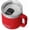 Rescue Red, variant on Rambler 14 oz Ceramic Lined Stackable Mug, Vacuum Insulated, Stainless Steel with MagSlider Lid, White
