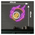 thumbnail image 3 of Letrero De Neón Bola Billar, Decoración Montada En La Pared Alimentada Por USB Para Sala Y Bar Deportivo, 40cmx40cm, 3 of 5