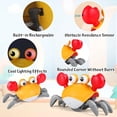 thumbnail image 4 of Automatisk undvik hinder krypande krabbleksaker med musik och ljus Orange, 4 of 5