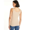 thumbnail image 4 of Time and Tru Women's Rib Tank Top, Sizes XS-XXXL, 4 of 4