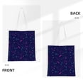 thumbnail image 3 of DouZhe Reusable Grocery Bags, Colorful Horoscope Zodiac Lightweight Polyester Canvas Cloth Tote Bag for Travle Gym Shopping School, 15" x 16", 3 of 7