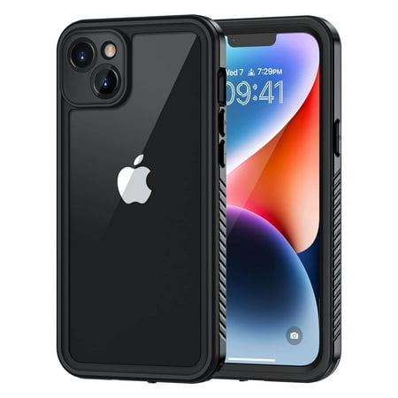 YIFVTFCK for iPhone 14 Case, IP68 Waterproof Dustproof Shockproof 14 Case with Built-in Screen Protector, Full Body Sealed Protective Front and Back Cover for iPhone 14