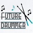 thumbnail image 2 of CafePress - Future Drummer Body Suit - Baby Light Bodysuit, Size Newborn - 24 Months, 2 of 4