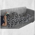 thumbnail image 6 of Black and White Soft Flannel Fleece Blanket, Abstract Yarn Balls Thread Motifs and Dots Boho Style Knitting Concept, Cozy Plush for Indoor and Outdoor Use, 70" x 90", Black and White, by Ambesonne, 6 of 6