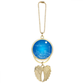 thumbnail image 1 of Metropolis City Aircraft Cloud  Landscape Car Keychain Angel Wing Pendant, 1 of 4