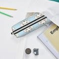 thumbnail image 6 of Fotbe Dog Pattern Leather Pencil Case, Pencil Pouch with Durable Zipper, Compact and Stylish Organizer for Stationery, Art Supplies, Travel Essentials, 6 of 7