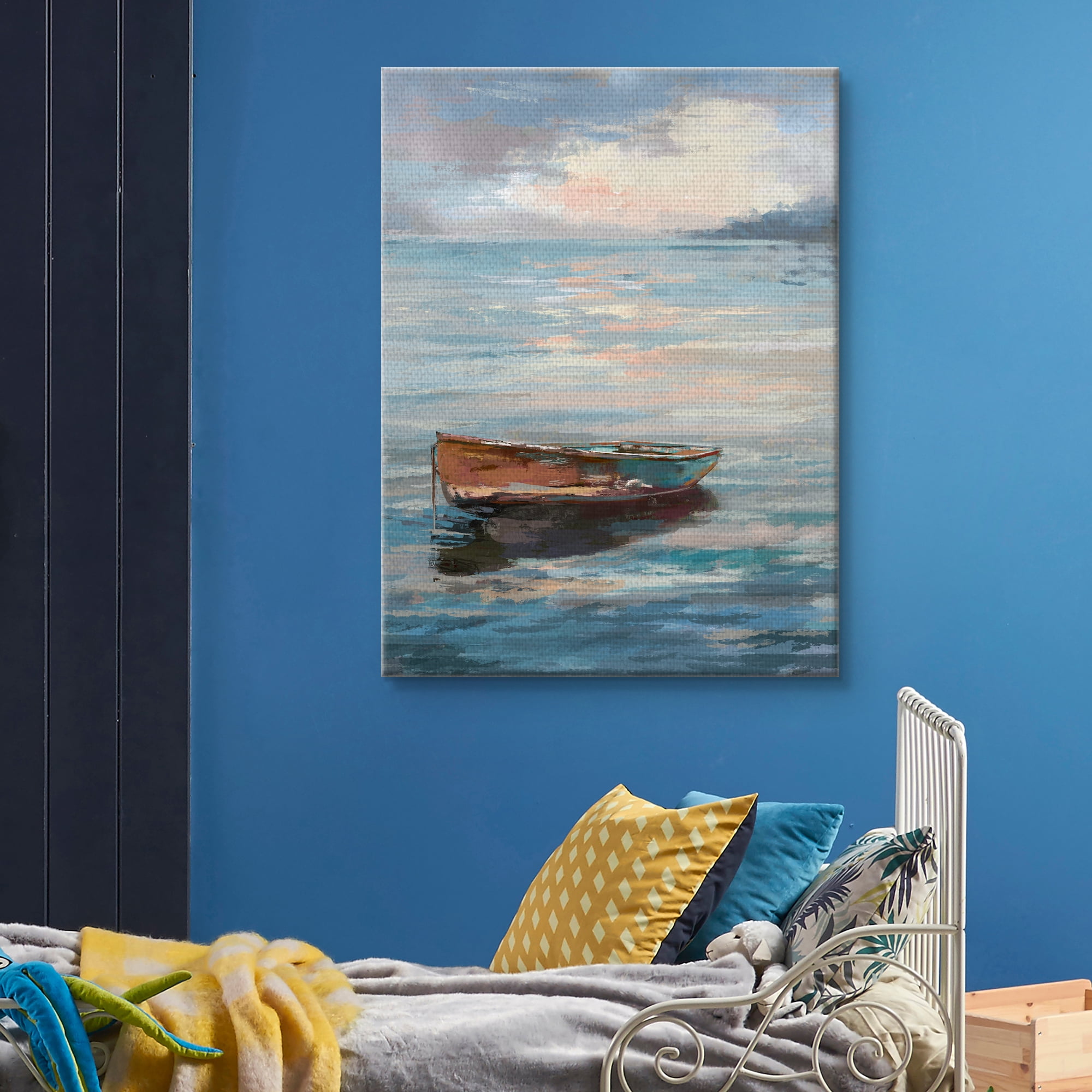 Masterpiece Art Gallery Boats Off Duty II by Studio Arts Canvas Art Print 30" x 40"