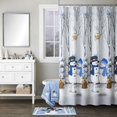 thumbnail image 4 of Cortina de ducha SKL Home Snowman Winter Friends 178 x 183 cm, 4 of 5