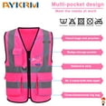 21 colour High visibility viz vest hi vis viz reflective safety vests for men