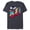 Navy Heather, variant on Mickey Mouse Family Star Sis of the Birthday Kid - Short Sleeve Blended T-Shirt for Adults - Customized-Black