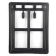 thumbnail image 2 of Puertas de Mosquitera Pantalla de Puerta para Mascotas Exterior Corredizo de Plástico con Cerradura con Solapa Magnética para Perro Gato Ventana de Porche Negro Blanco ANGGREK Otros, 2 of 8