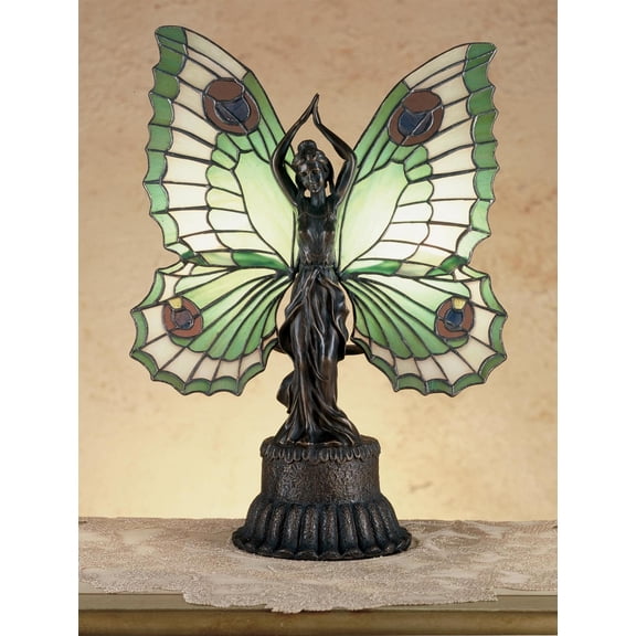 48019 Meyda 17"H Butterfly Lady Accent Lamp