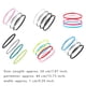 thumbnail image 3 of Advancent Paquete de 4 diademas deportivas elásticas para yoga, banda para el sudor, regalo para correr, tipo 2 Ropa Deportiva, Zapatos Type 3 NO2, 3 of 6