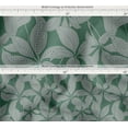 thumbnail image 4 of Tissu Taffetas Imperméable d'Extérieur au Mètre - Soimoi Imprimé Feuilles Vert / Résistant aux UV / Idéal pour Housses de Coussins, Imperméables, Rideaux de Douche et Plus / Largeur 56 Pouces, 4 of 7