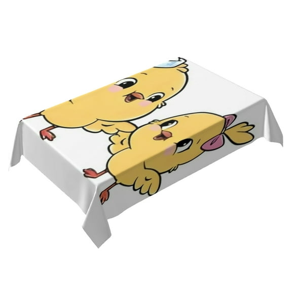 Canticos Themed Square Tablecloth 54 * 72 Inches Durable Stylish