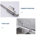 thumbnail image 4 of Robinet de Cuisine en Acier Inoxydable 304 Robinet d'Évier Mitigeur Froid et Chaud, 4 of 8