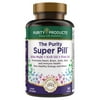 Purity Super Pill - Purity Products - Elite Multi + Krill Oil + Fish Oil - Vitamins + Minerals, CoQ10, Lutein - 6 Advanced Formulas in 1 Supports Healthy Brain, Joints, Heart + More - 90 Ct.