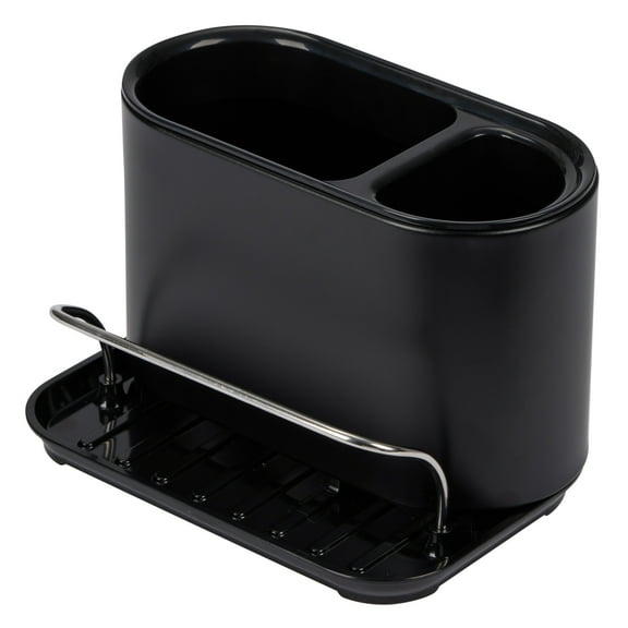 Kitchen Details 3 in 1 Sink Organizer in Matte Black