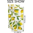 thumbnail image 3 of GZHJMY Soft Hand Towels, 2 Packs Bath Towels Lemon Fruits Absorbent Washcloths Multipurpose for Bathroom Gym Hotel Spa, 3 of 6