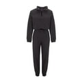 thumbnail image 3 of Womens Fuzzy Fleece Tracksuit Sets Pullover 1/4 Zipper Oversized Sweatshirt & Joggers Fall Winter 2 Piece Lounge Outfits, 3 of 5