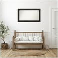thumbnail image 7 of Amanti Art Custom Framed Wall and Bathroom Mirror (26.75 x 45.75 in.), Furniture Espresso Frame, 7 of 7