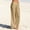 🔥 Khaki, variant on Sentmoon Petite Pants Solid Color Drawstring Elastic Waist Linen Clothes for Women Oversized Relaxed Fit Trousers Pants for Women with Pocket for Summer and Hot Weather