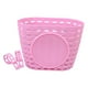 thumbnail image 3 of Cesta infantil para bicicleta con diseño clásico. También disponible en la parte delantera. Rosa, 3 of 9