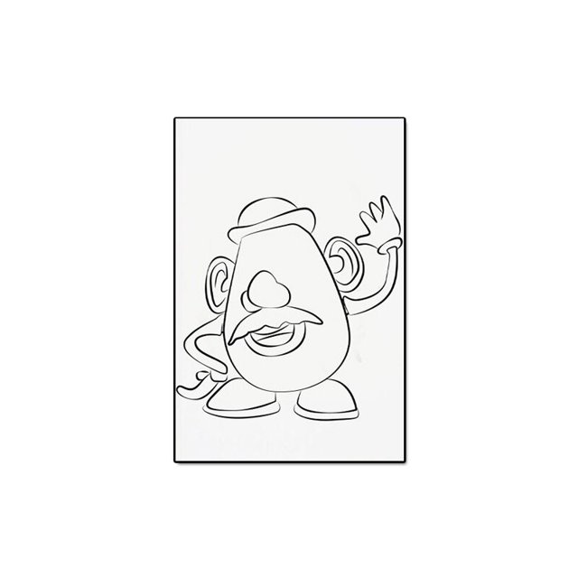 Minimalist Nursery Wall Art Decor Disney Mickey Mouse And Friends Poster Toy Story Line Art Canvas Painting Room Decoration Gift40X60cm No Frame Gao Jinjia LED