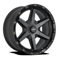 KMC Aluminum Rim KM101 TEMPO 20X9in Satin Black with Gray Tint Finish, KM10129067418
