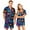 Green, variant on Spooky Season Couples Matching Pajamas Set Halloween Print Short Sleeve Button Up Sleepwear and Shorts Festive Sleepwear Attire
