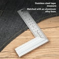 thumbnail image 6 of 2. Corrosion-Resistant Stainless Steel Measuring Tool With Double Markings For Builders, Carpenters & Tasks, 6 of 8