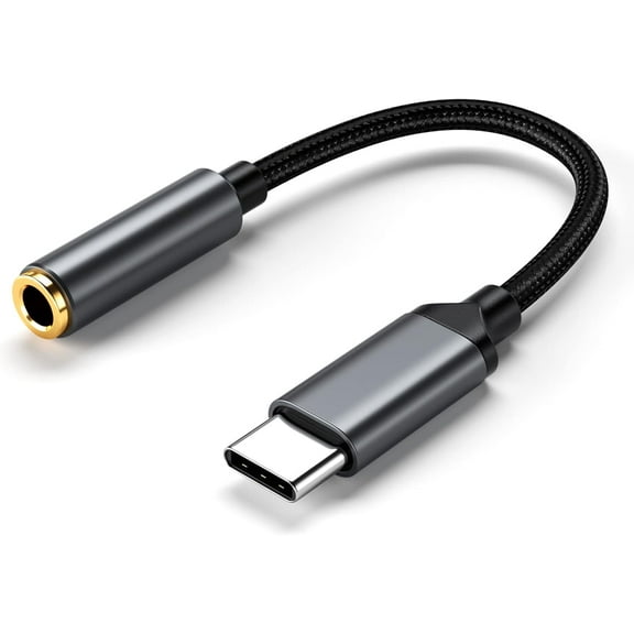 USB C Lightning to 3.5mm Headphone Jack Adapter, USB C to AUX Adapter Compatible with Samsung S22 Ultra, S21, S20, A53, iPad Pro, Air, Mini, Z Flip 4, Pixel 7, 6, OnePlus 10 Pro, 9, 8T