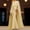 D-Light yellow, variant on Women's Sheer Chiffon Cape Shawl & Crochet Sparkly Poncho AURORADY Elegant Capelets Wraps for Evening Dress, Formal Wedding Party & Beach Cover Up Gold One Size Wraps
