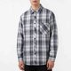 thumbnail image 2 of Mens Casual de Manga Corta Botón Abajo Camisas de Manga Larga a Damas Bolsillo Tee Cuello Turndown, 2 of 7