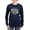 Navy, variant on CafePress - Women's Long Sleeve Dark T Shirt - Women's Long Sleeve Graphic Tee Casual Fit