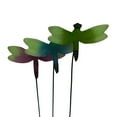 thumbnail image 3 of Glow Dark Mini 3pc Dragonflies Outdoor Solar Lantern Fairy Garden Landscape Dollhouse Decor, 3 of 4